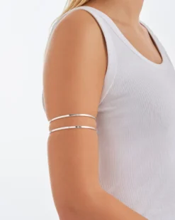 Bijou Brigitte Bracelet de biceps - Silver Duo Online