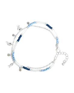 Bijou Brigitte Bracelet de cheville - Blue Beads Best