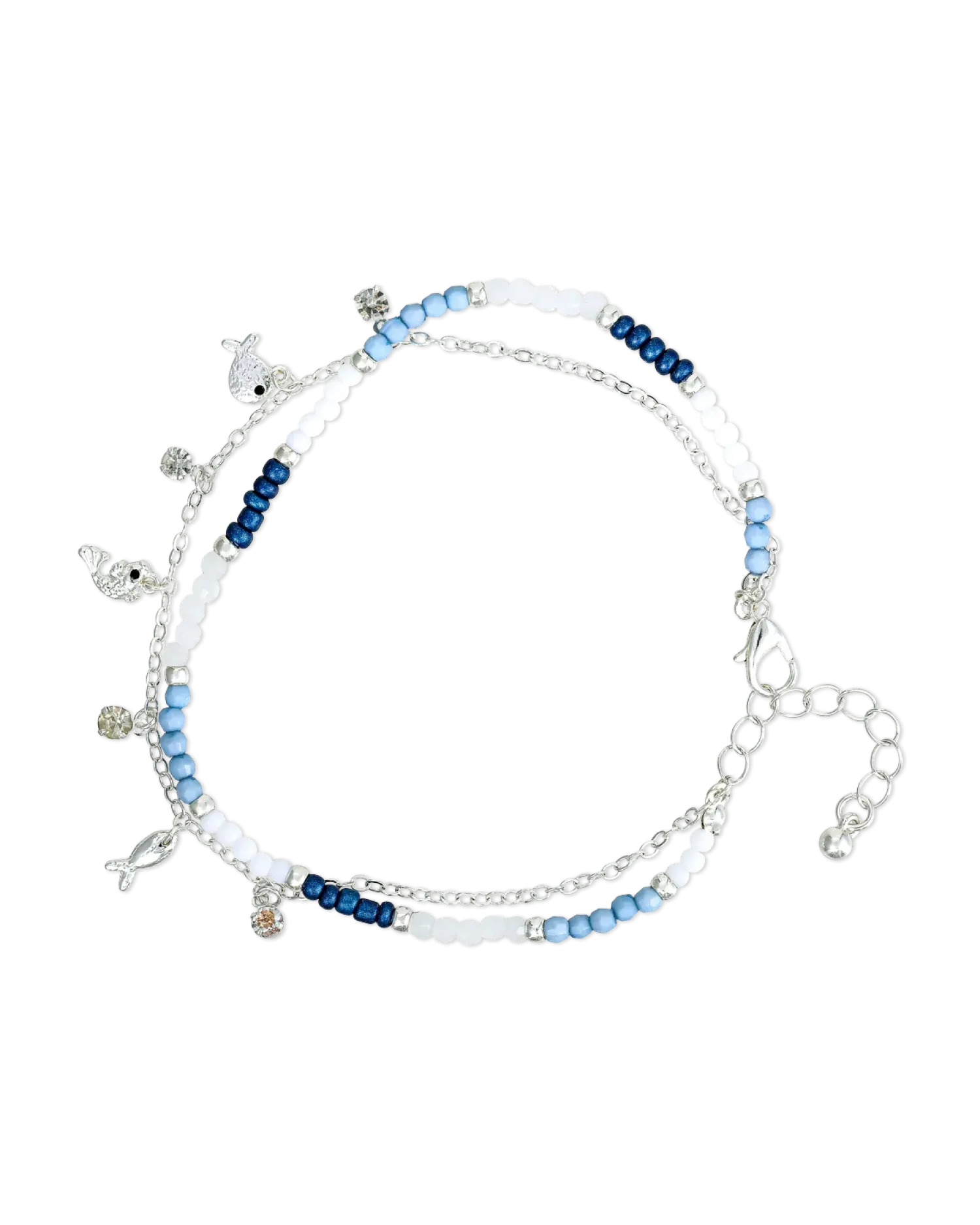 Bijou Brigitte Bracelet de cheville - Blue Beads Best