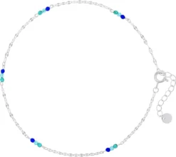 Bijou Brigitte Bracelet de cheville - Blue Sequins Best