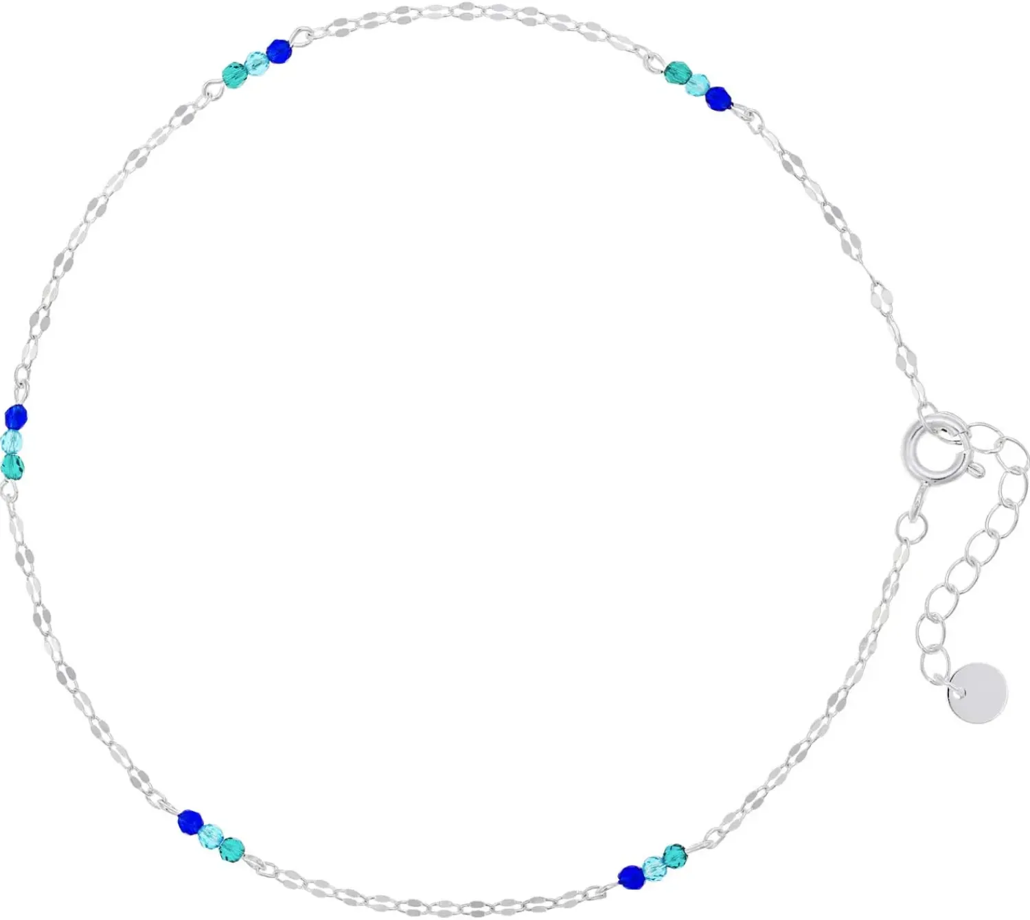 Bijou Brigitte Bracelet de cheville - Blue Sequins Best