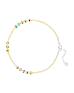 Bijou Brigitte Bracelet de cheville - Rainbow Glitter
