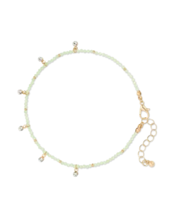 Bijou Brigitte Bracelet de cheville - Sage Green Outlet