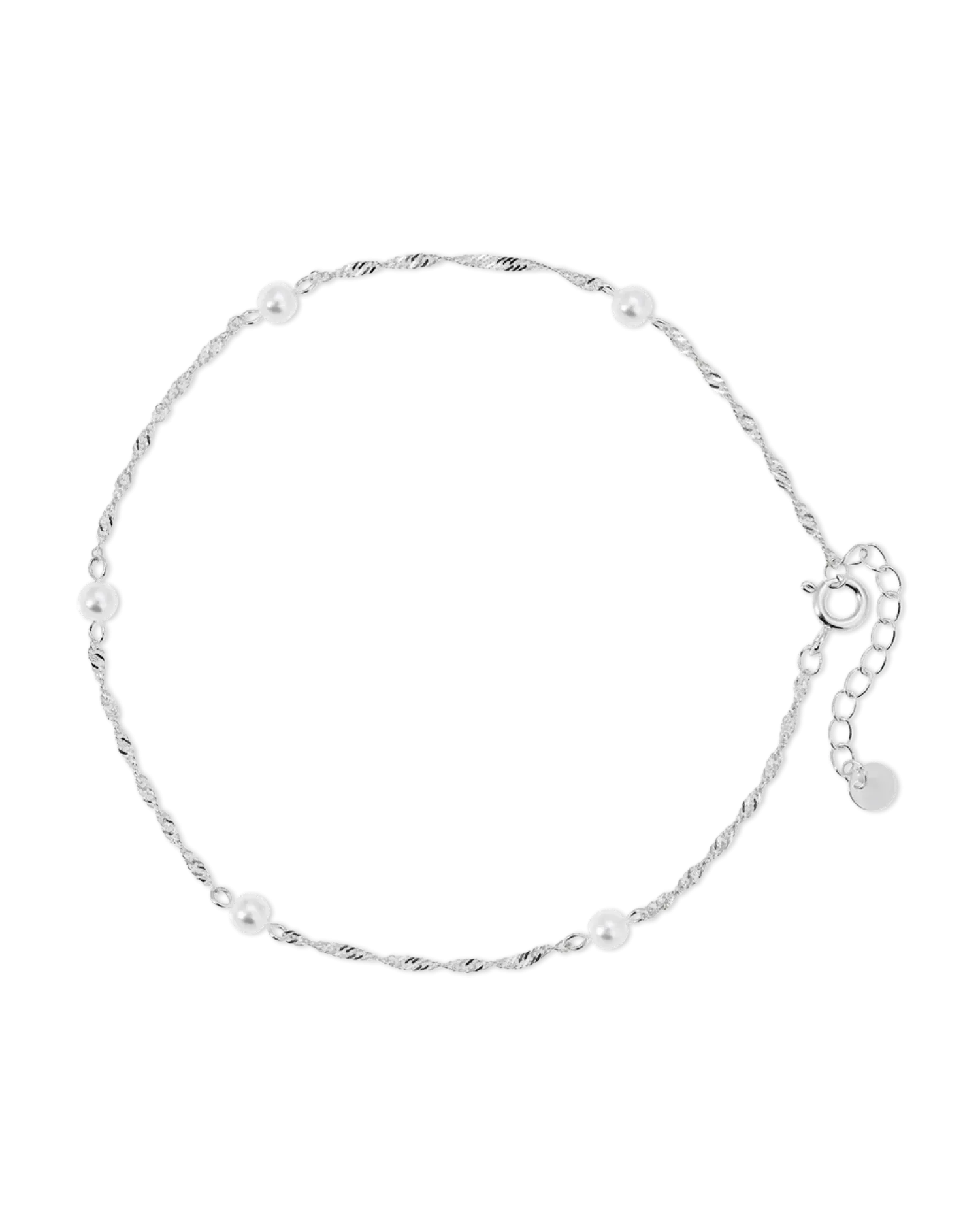 Bijou Brigitte Bracelet de cheville - Silver Elegance Discount