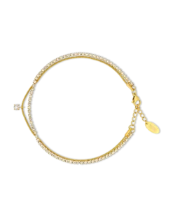 Bijou Brigitte Bracelet de cheville - Sparkling Steel Clearance