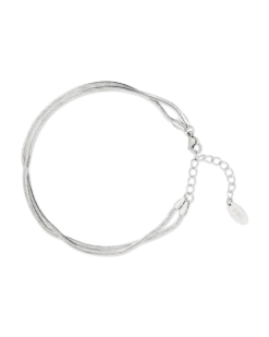 Bijou Brigitte Bracelet de cheville - Steel Rows Outlet