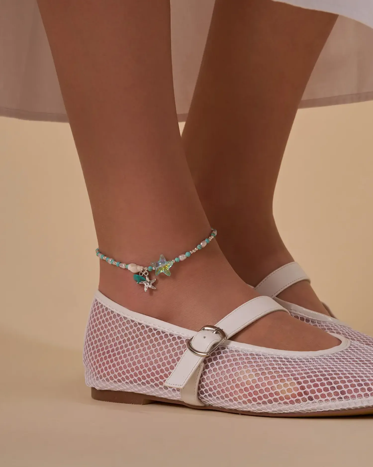 Bijou Brigitte Bracelet de cheville - Summer Turqouise Discount