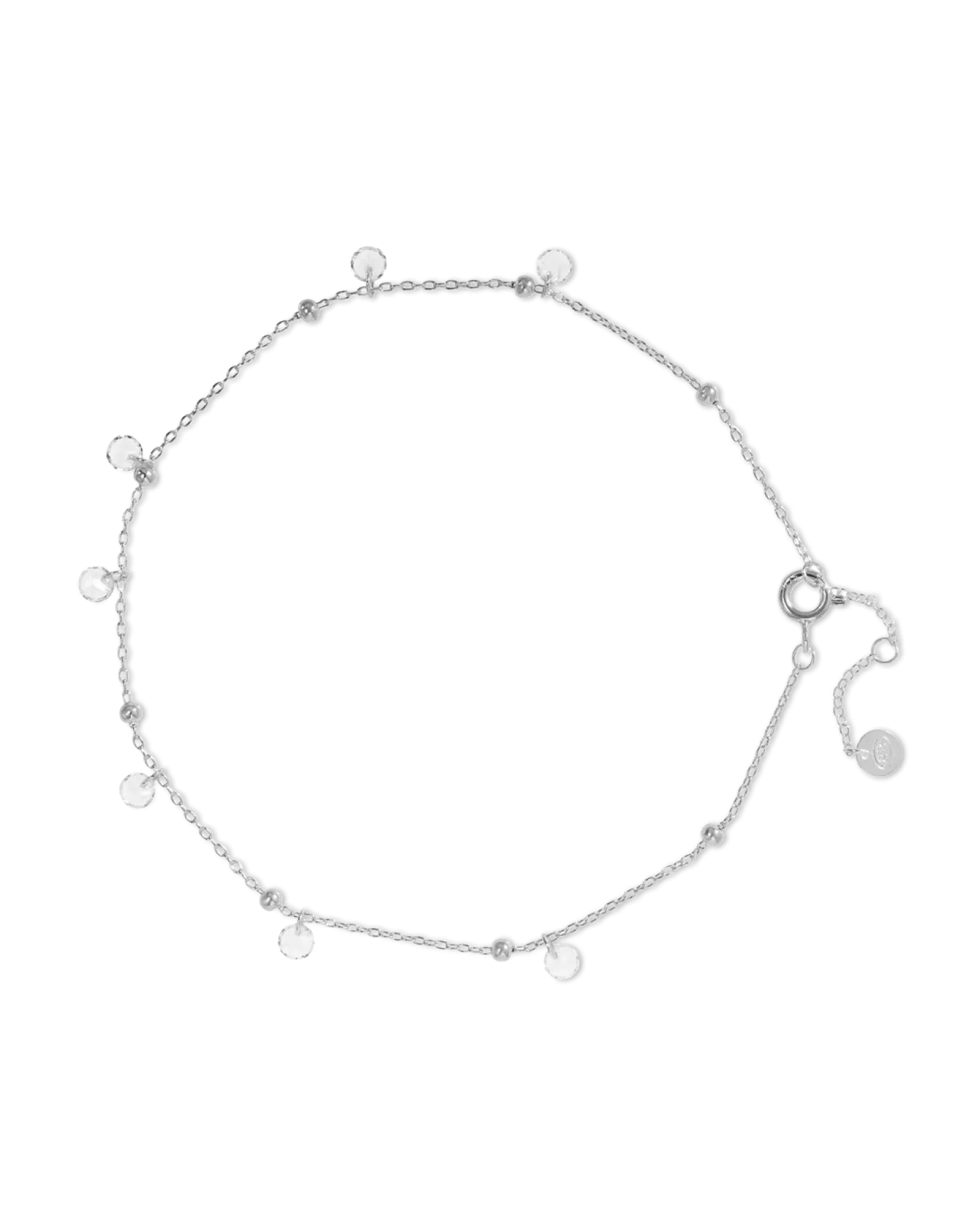 Bijou Brigitte Bracelet de cheville - Zirconia Silver Sale