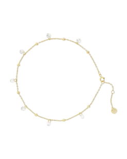 Bijou Brigitte Bracelet de cheville - Zirconia Gold Outlet