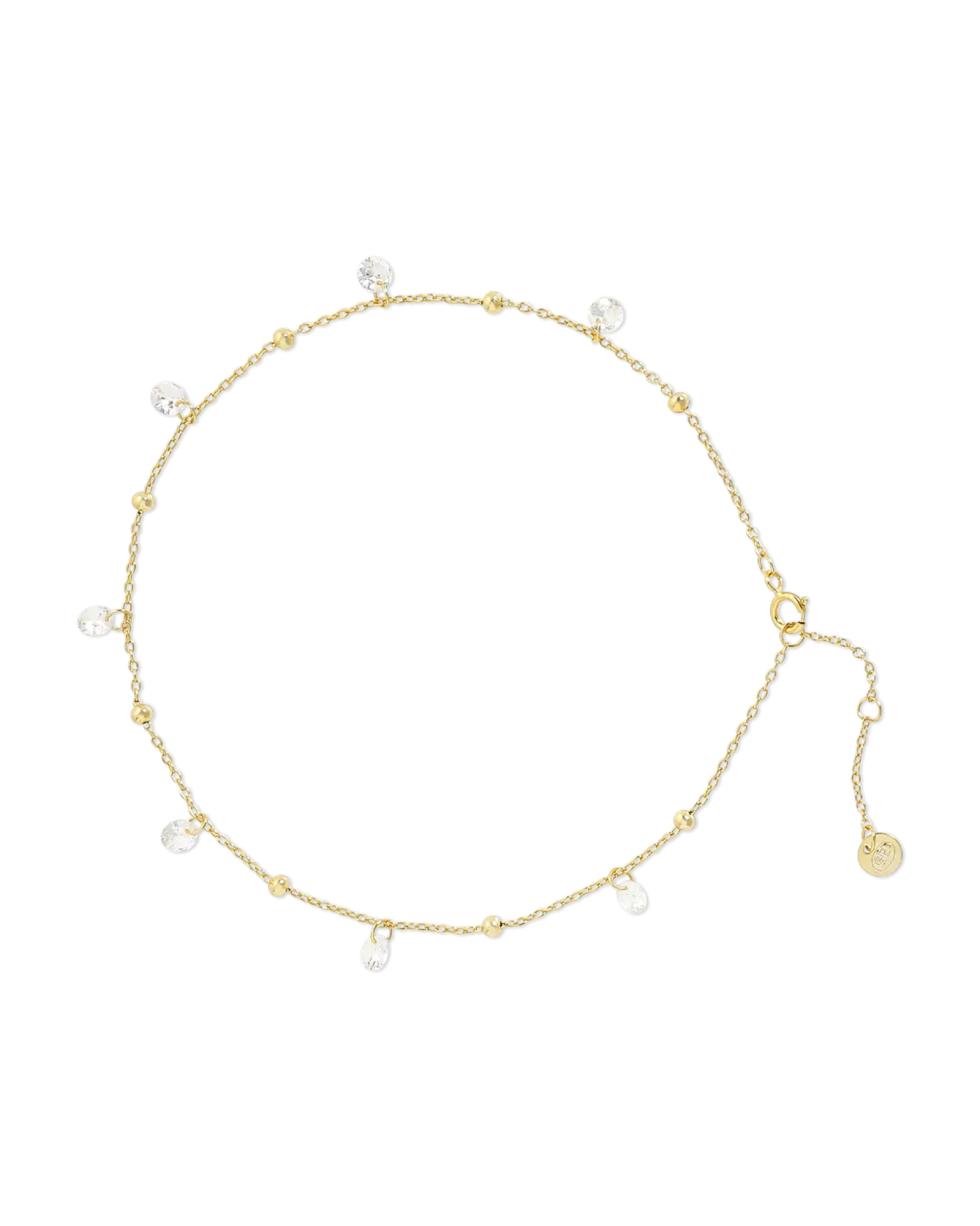 Bijou Brigitte Bracelet de cheville - Zirconia Gold Outlet