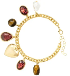 Bijou Brigitte Bracelet - Different Tigereye Discount