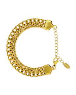 Bijou Brigitte Bracelet - Double Steel