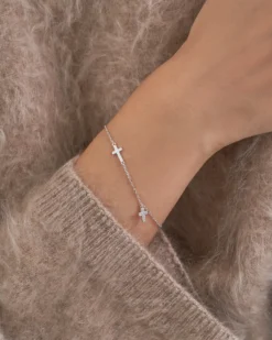 Bijou Brigitte Bracelet - Elegant Cross Best