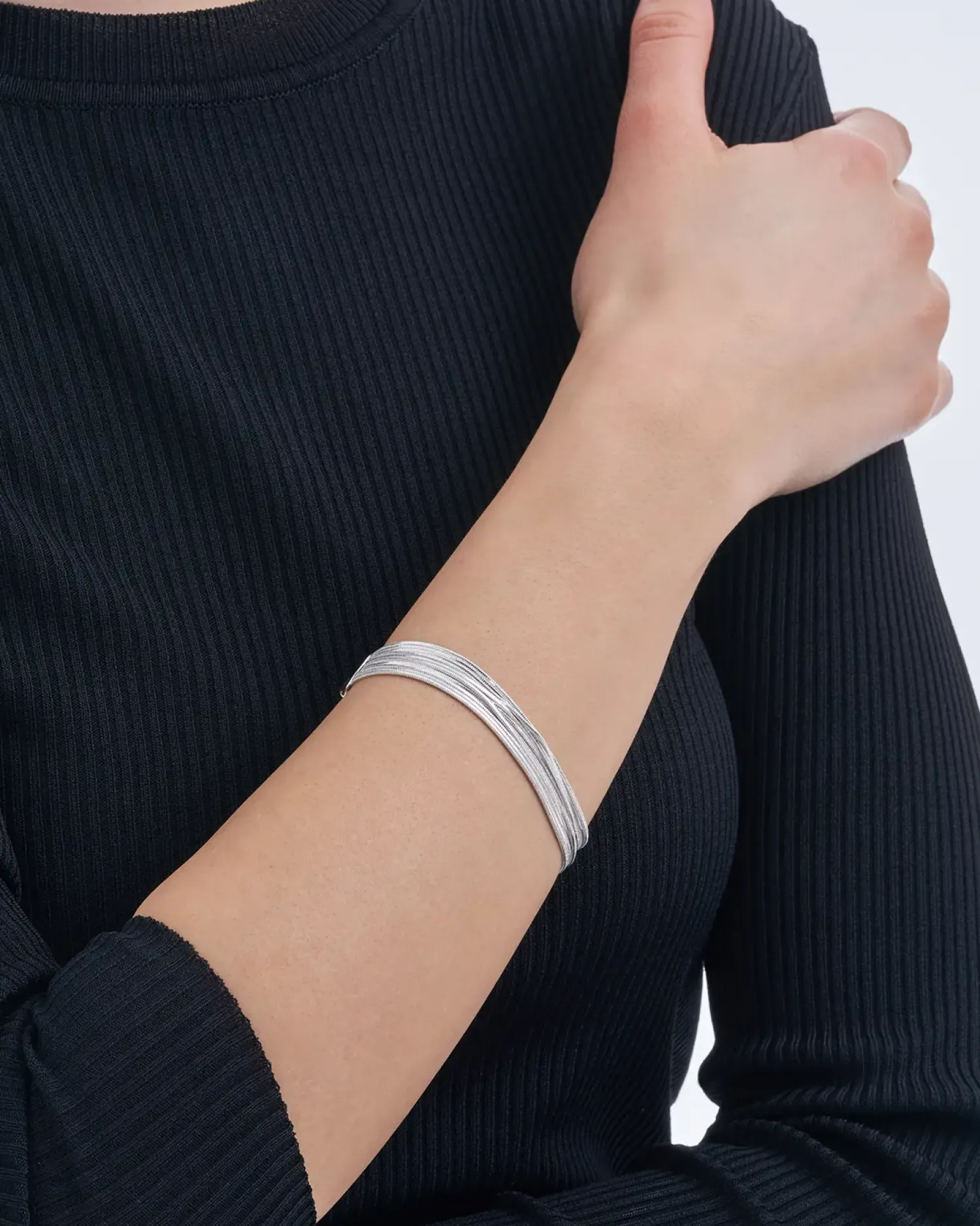 Bijou Brigitte Bracelet - Elegant Silver Discount