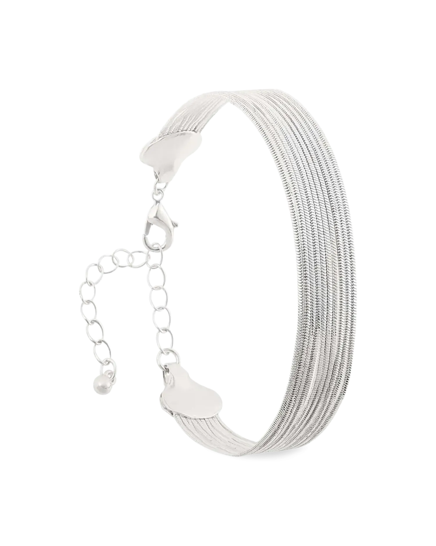 Bijou Brigitte Bracelet - Elegant Silver Discount