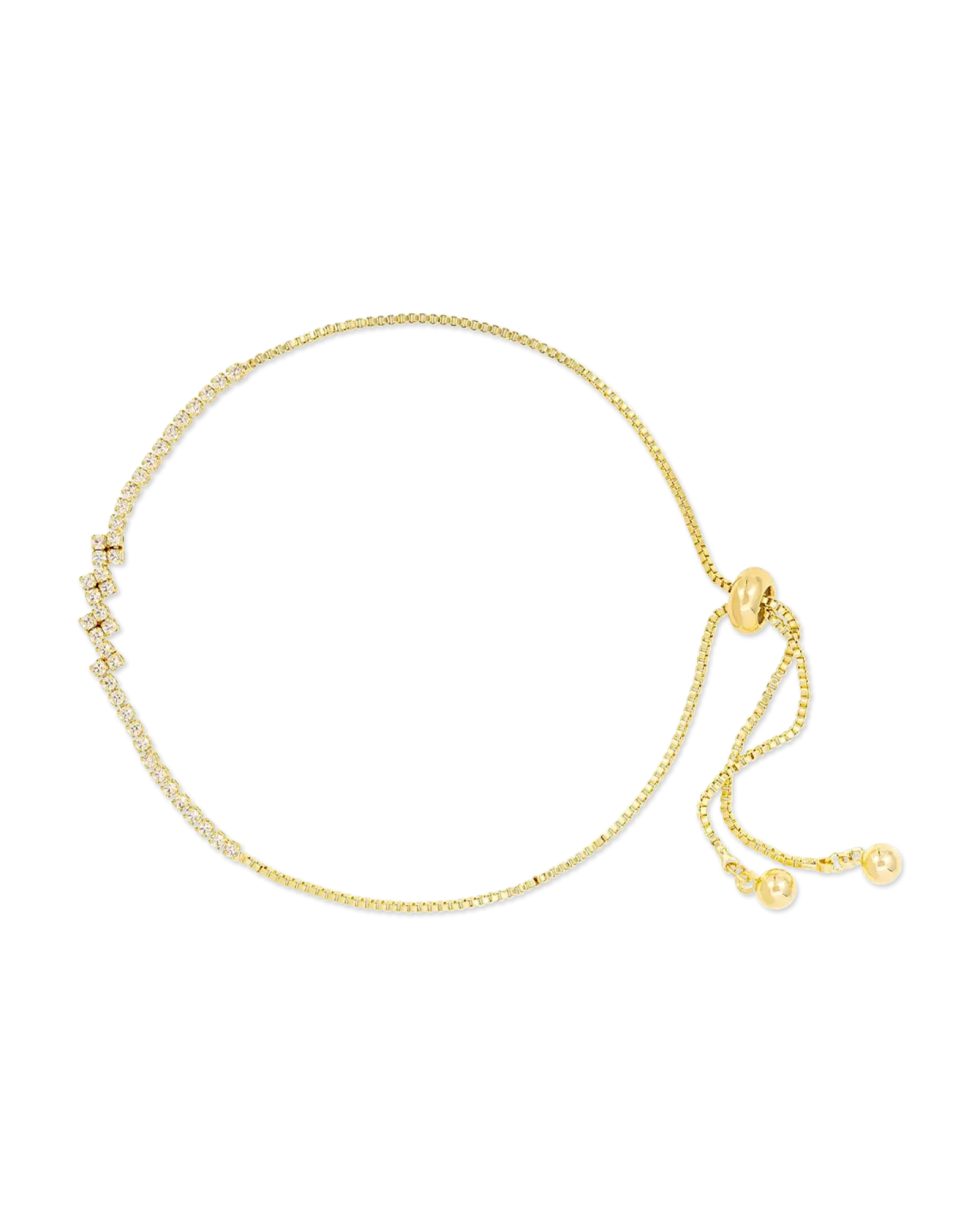Bijou Brigitte Bracelet - Flashy Zirconia Clearance