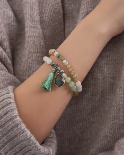 Bijou Brigitte Bracelet - Glamour Green New