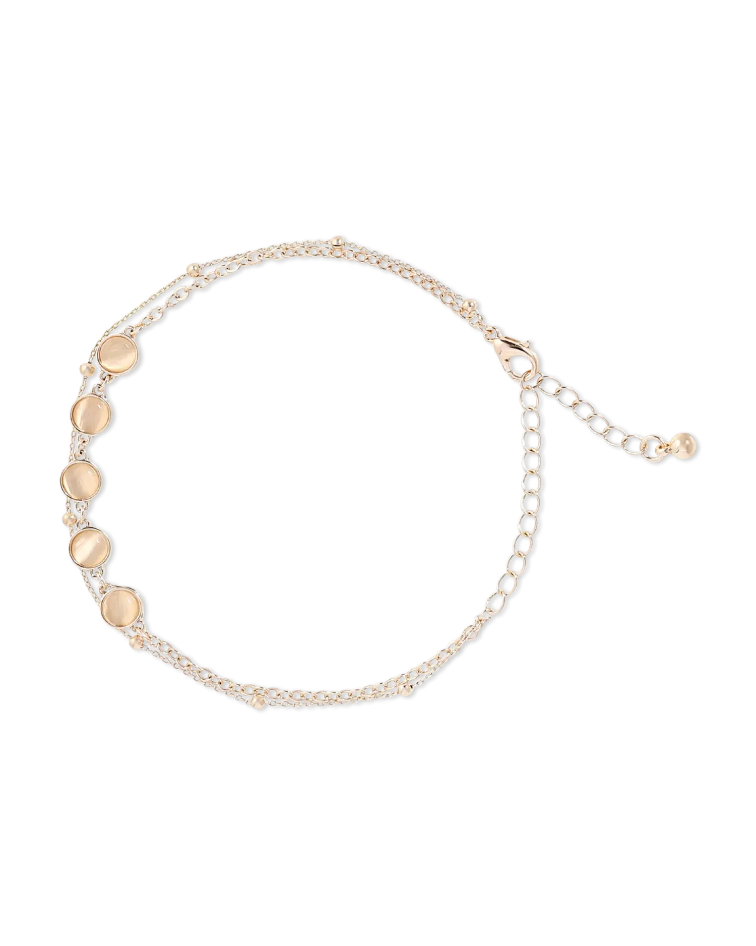 Bijou Brigitte Bracelet - Glass Rose Sale