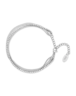 Bijou Brigitte Bracelet - Gleaming Steel Clearance