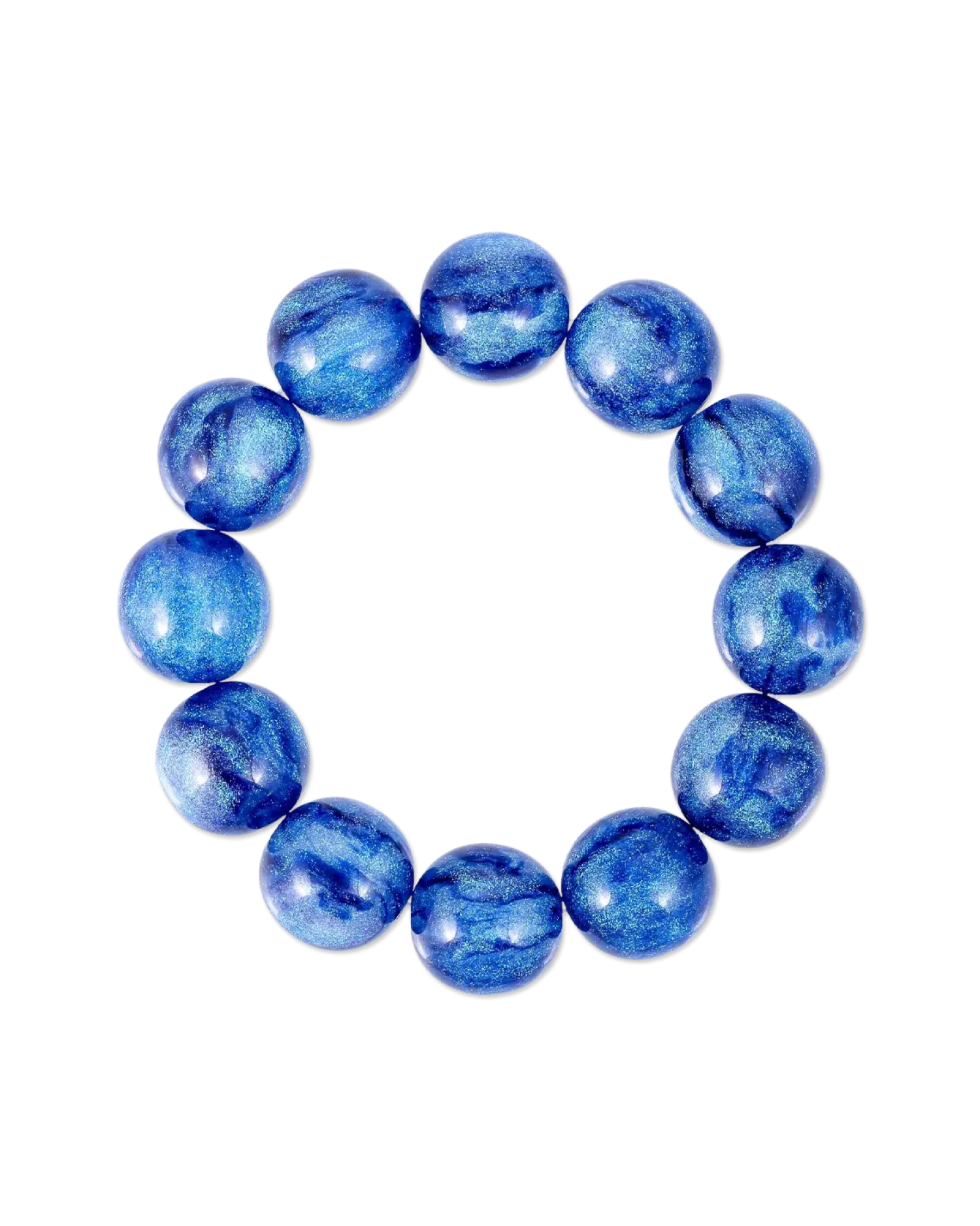Bijou Brigitte Bracelet - Glitter Blue Outlet