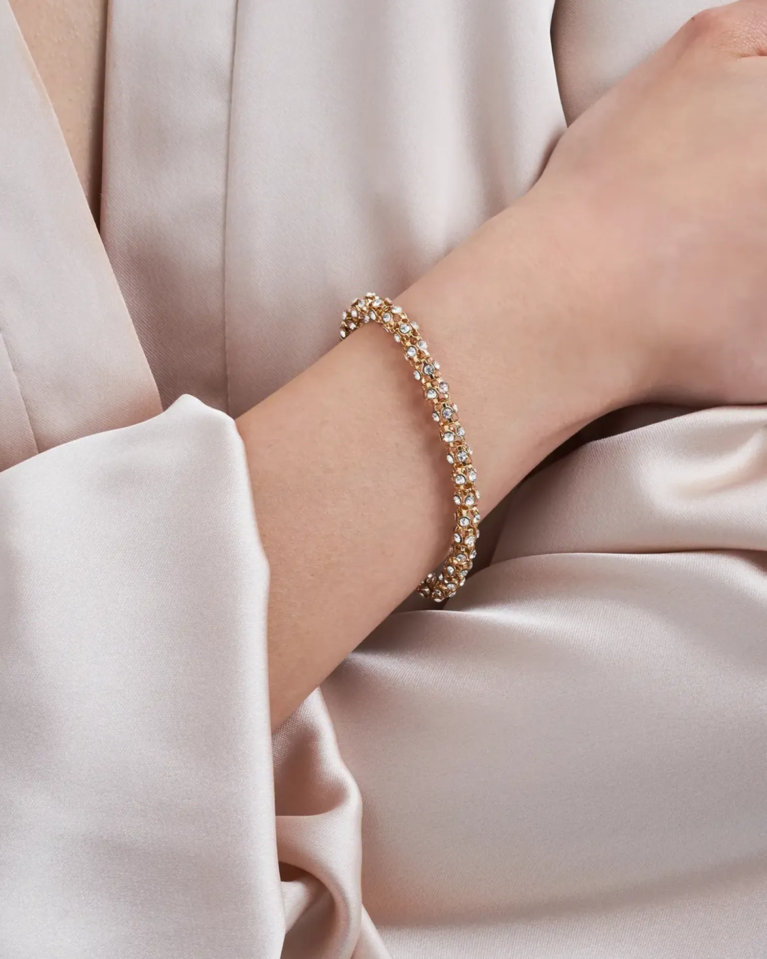 Bijou Brigitte Bracelet - Glitter Gold Best