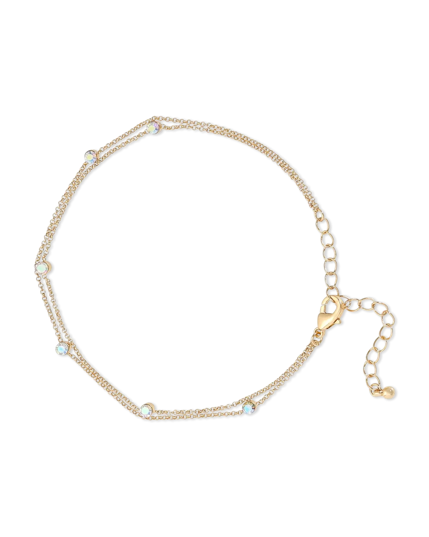 Bijou Brigitte Bracelet - Glitter Rows Clearance
