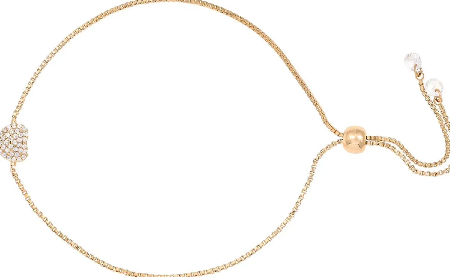 Bijou Brigitte Bracelet - Glossy Heart Clearance