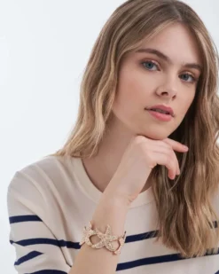 Bijou Brigitte Bracelet - Golden Sea New
