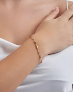 Bijou Brigitte Bracelet - Golden Swirl New