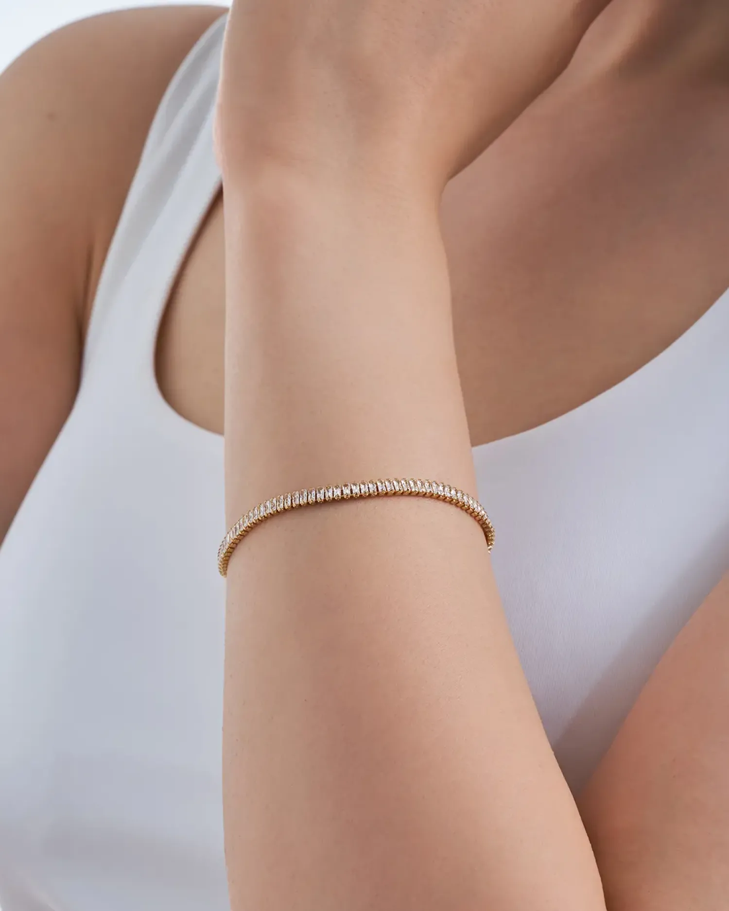 Bijou Brigitte Bracelet - Golden Zirconia Clearance