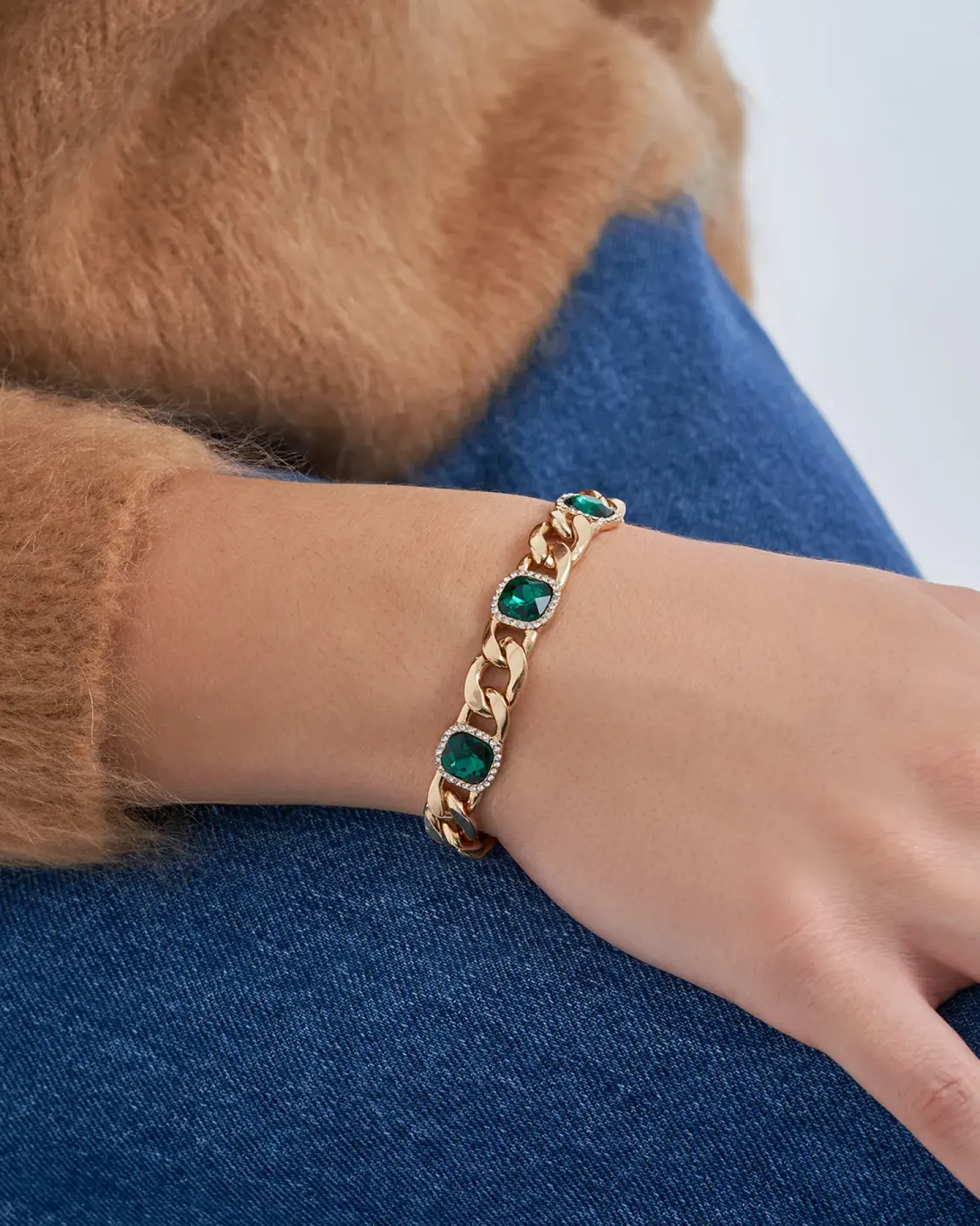 Bijou Brigitte Bracelet - Green Elegance Sale