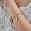 Bijou Brigitte Bracelet - Heart Lock Discount