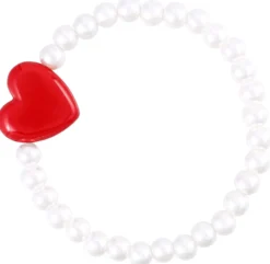 Bijou Brigitte Bracelet - Heart Pearl