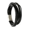Bijou Brigitte Bracelet Homme - Black Steel