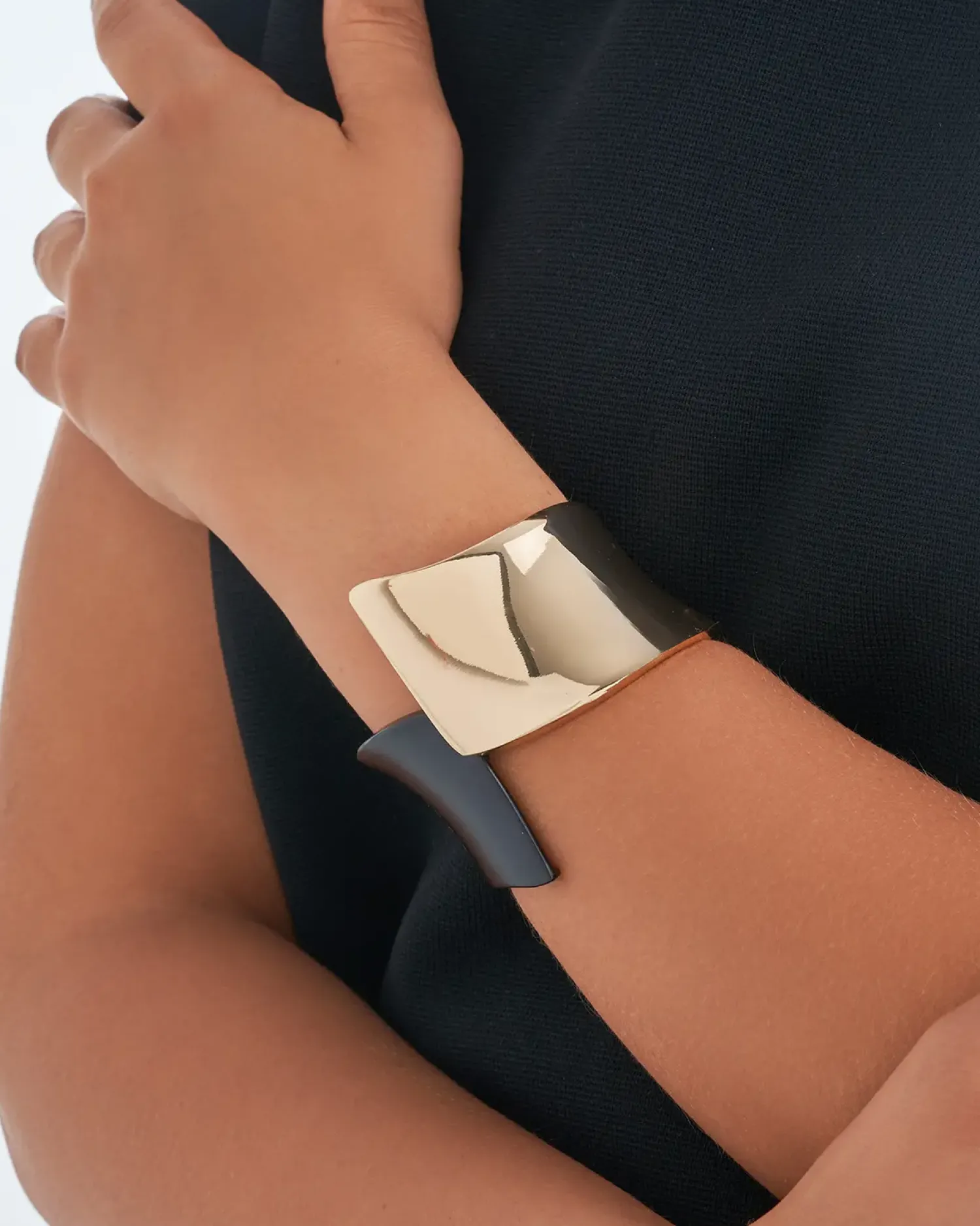Bijou Brigitte Bracelet jonc - Black Elegance Discount