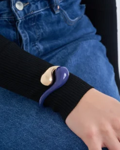 Bijou Brigitte Bracelet jonc - Blue Raindust Best