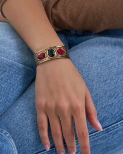 Bijou Brigitte Bracelet jonc - Burnished Gold Discount