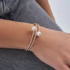 Bijou Brigitte Bracelet jonc - Dreamy Pearls Discount