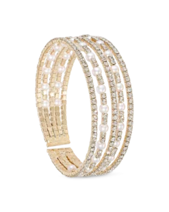 Bijou Brigitte Bracelet jonc - Elegant Rows Outlet