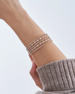 Bijou Brigitte Bracelet jonc - Elegant Rows Outlet