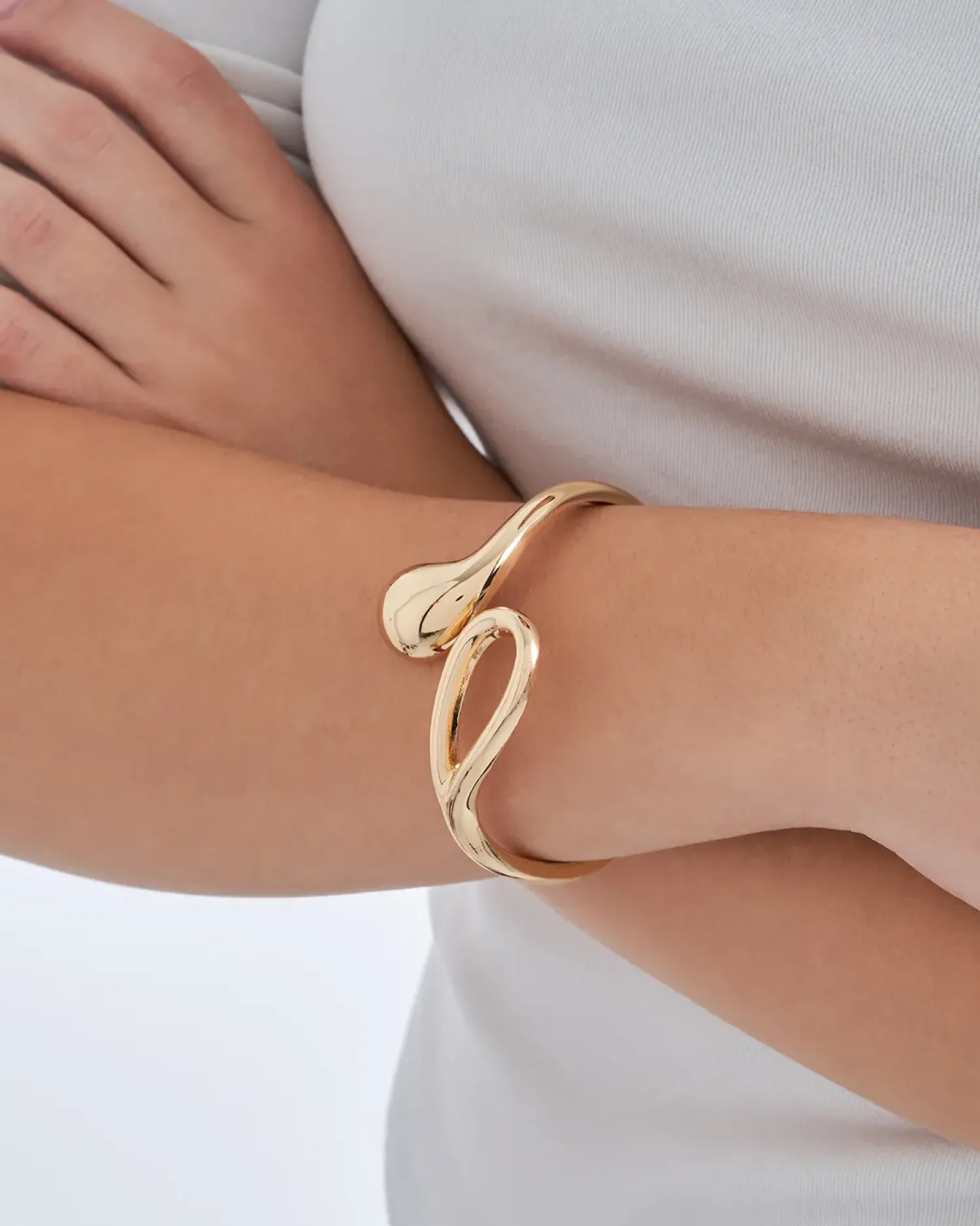Bijou Brigitte Bracelet jonc - Flowy Gleam Discount