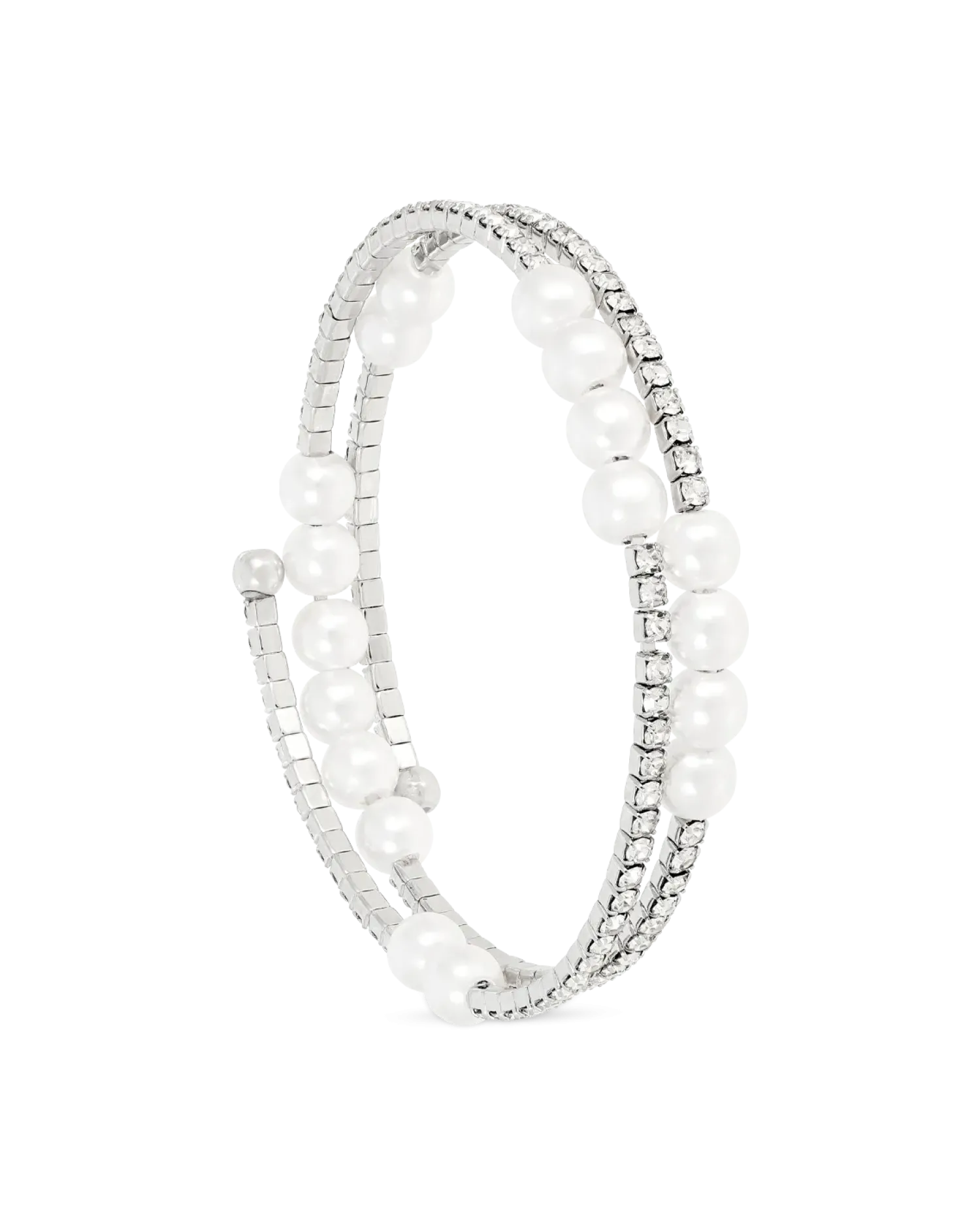 Bijou Brigitte Bracelet jonc - Gleaming Pearls