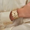 Bijou Brigitte Bracelet jonc - Golden Blossom Clearance