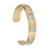 Bijou Brigitte Bracelet jonc - Golden Blue Discount
