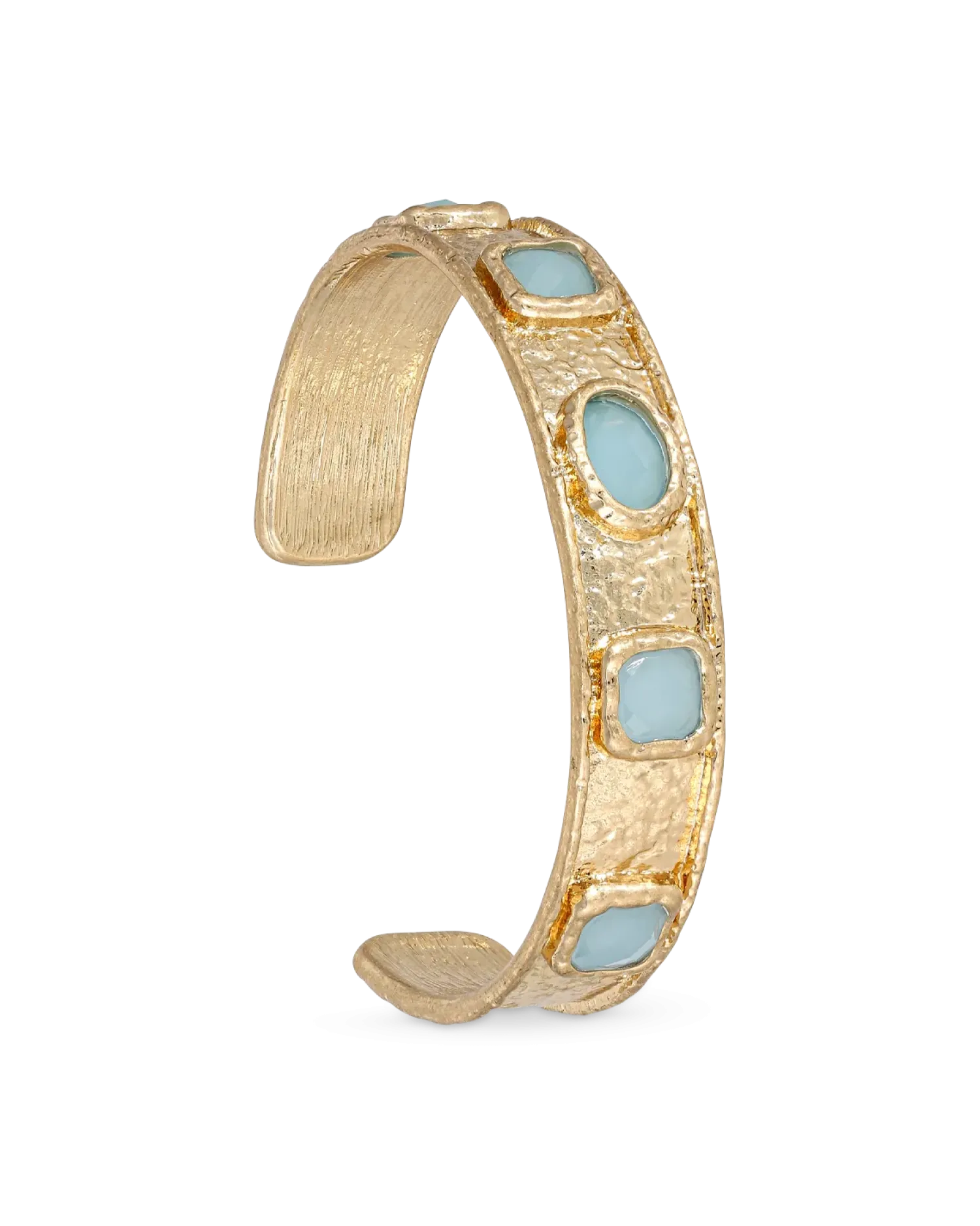 Bijou Brigitte Bracelet jonc - Golden Blue Discount