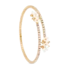 Bijou Brigitte Bracelet jonc - Golden Floral Discount