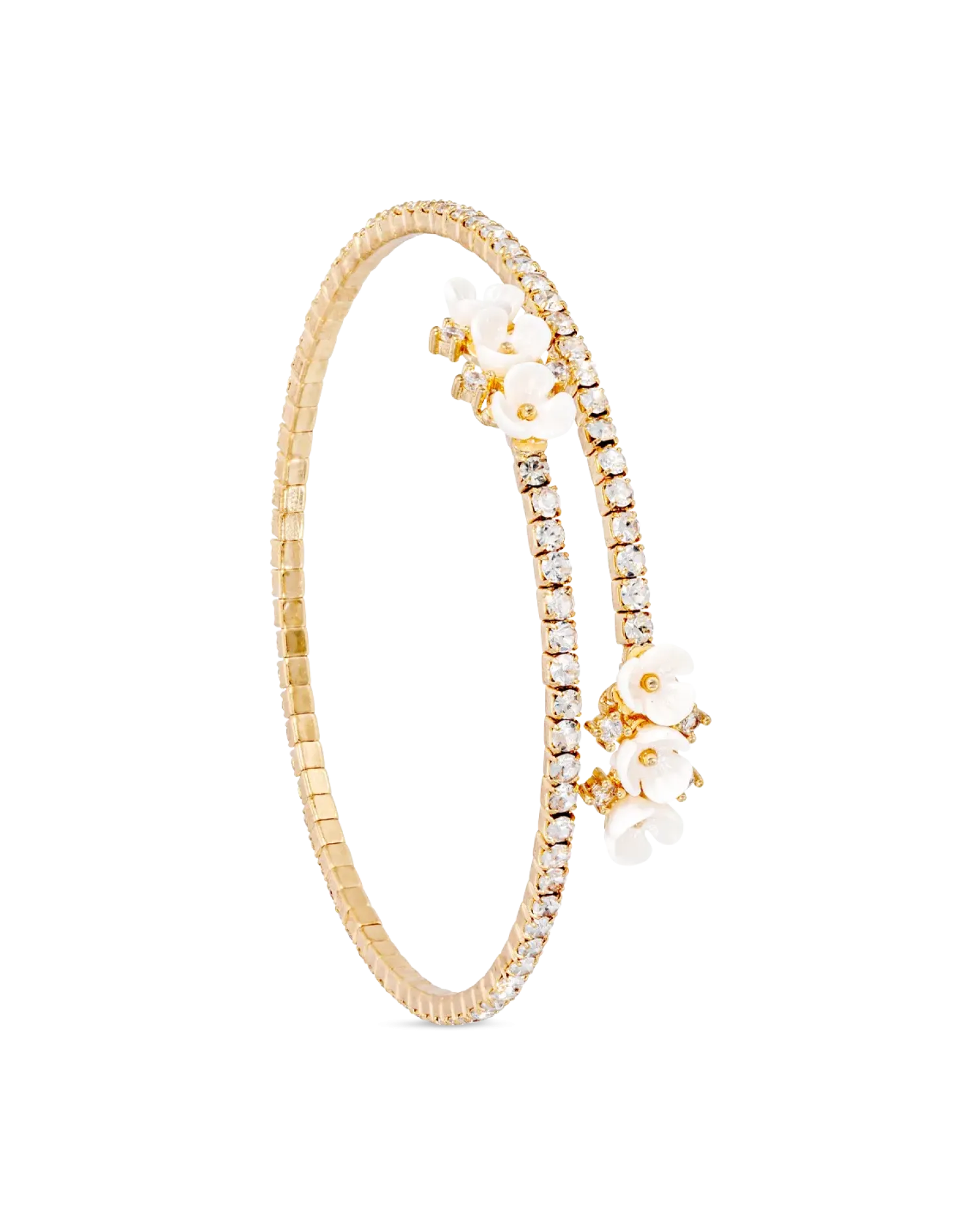 Bijou Brigitte Bracelet jonc - Golden Floral Discount