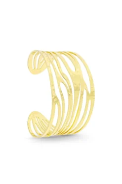 Bijou Brigitte Bracelet jonc - Golden Hammered Outlet