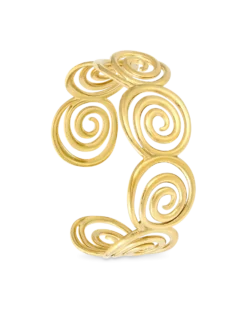 Bijou Brigitte Bracelet jonc - Golden Swirl Clearance