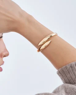 Bijou Brigitte Bracelet jonc - Golden Unity Discount